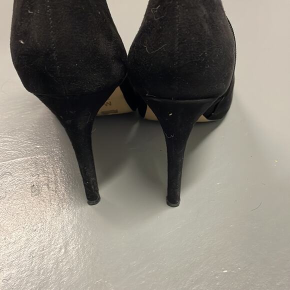 Lace Up Black Heels Size 7.5 - Picture 5 of 6